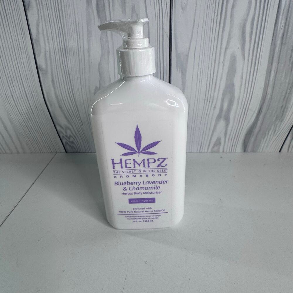 AromaBody Blueberry Lavender & Chamomile Herbal Body Moisturizer Sealed 17oz